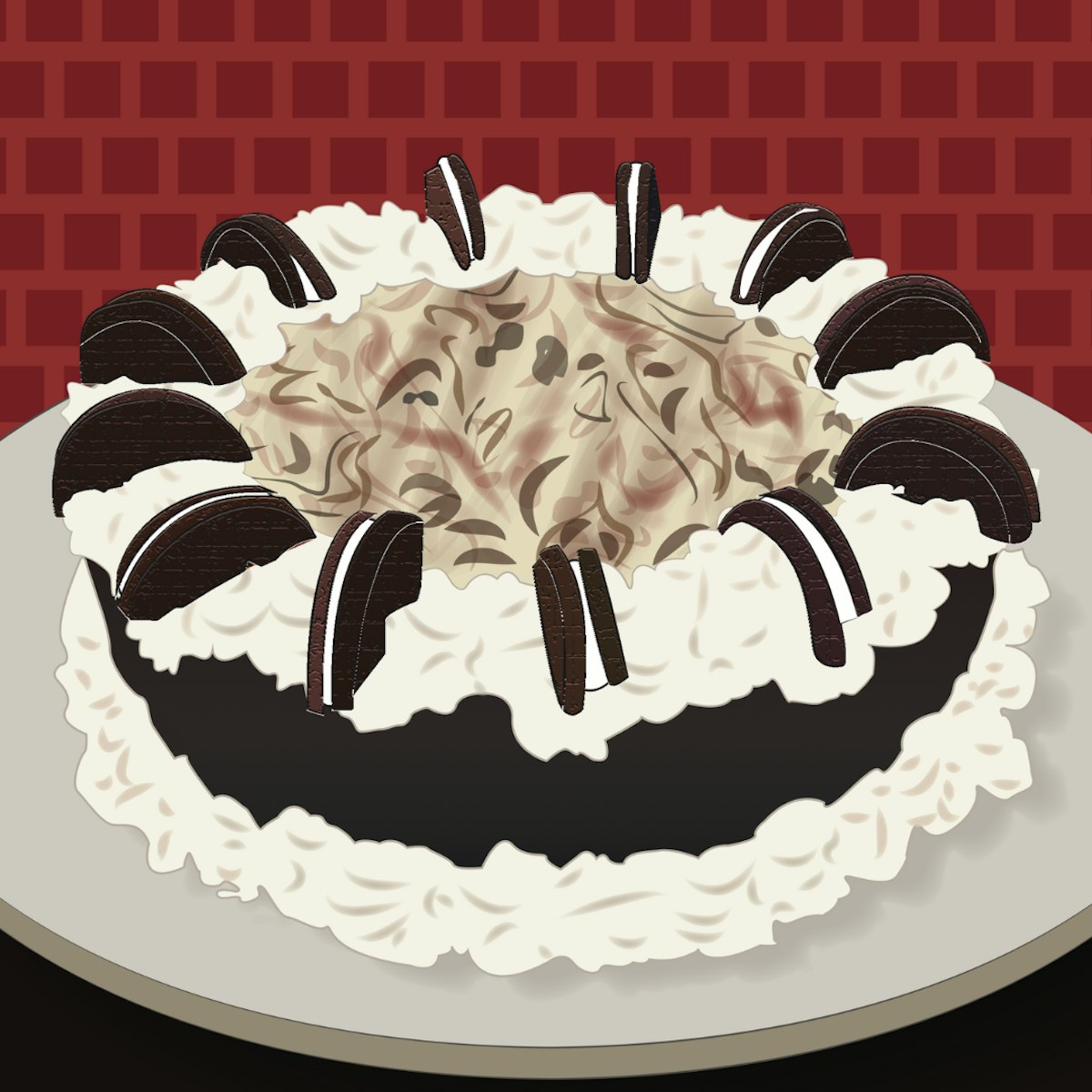 type of design for research Oreo Cheesecake