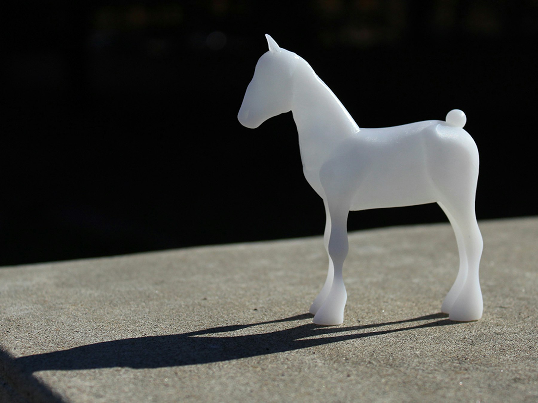 A 3-D Printed Horse