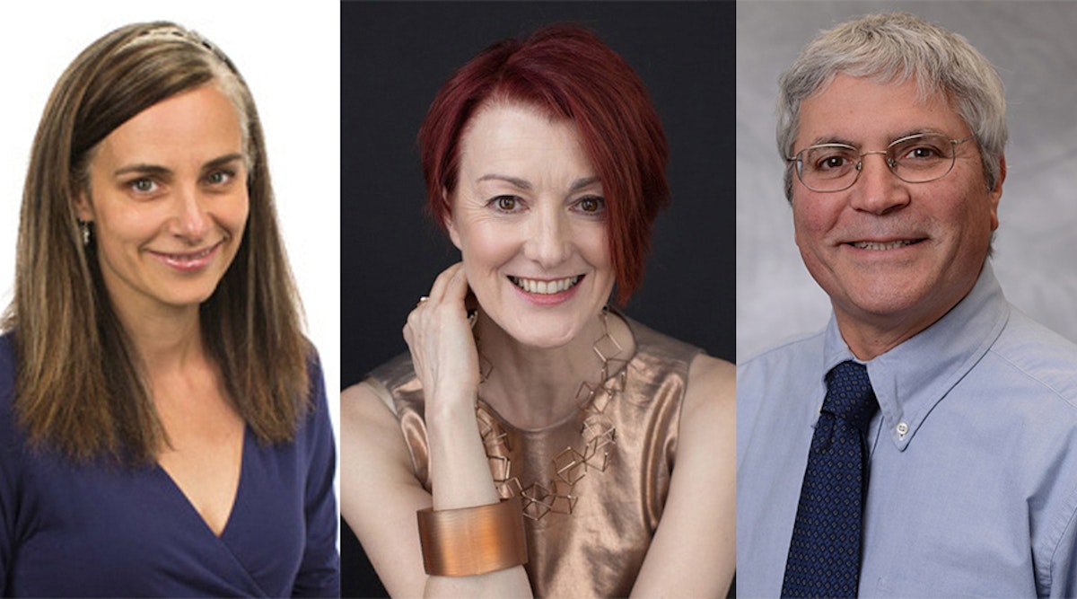 Pictured from left to right: Stephanie Tharp, Jane Prophet, Marc Zimmerman